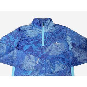 HABIT Realtree Wave Solar-Factor Men's SMALL UPF 40+ Sun Shirt Rash Guard Blue